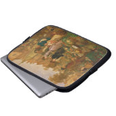 Markt-Tag Laptopschutzhülle (Vorne Knopf)