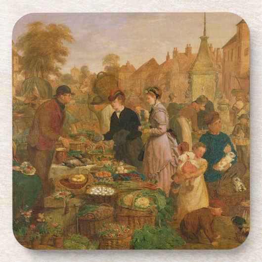 Markt-Tag Untersetzer (Vorderseite)