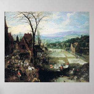Markt- und Bleichgrund, 1620-22 Poster