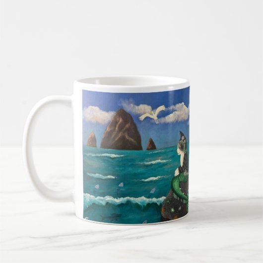 Markt und Fans Kaffeetasse (Links)
