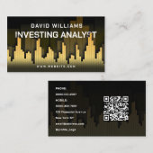 Markt- und Finanzkerzen Visitenkarte (Vorne/Hinten)