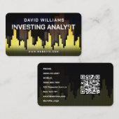 Markt- und Finanzkerzen Visitenkarte (Vorne/Hinten)