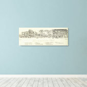 Markt und Mission der zweiten Westseite Leinwanddruck (Insitu (Holzboden))