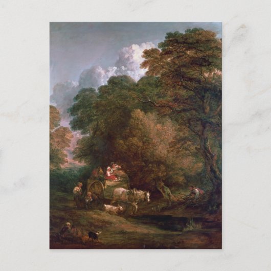 Markt-Wagen Thomas Gainsboroughs |The, 1786 Postkarte (Vorderseite)