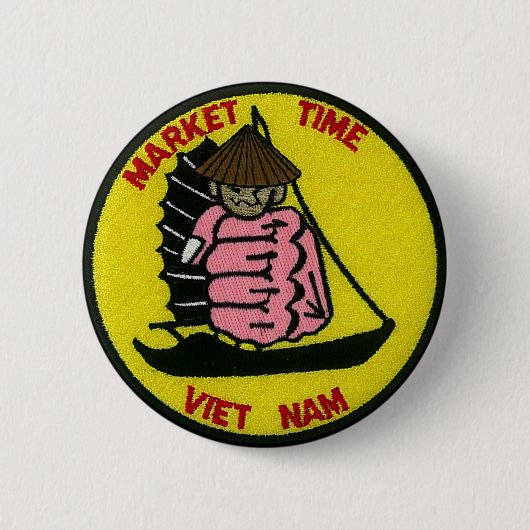 Markt-Zeit-Vietnam-Knopf Button (Vorderseite)