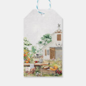 Marktabschottung | Brautparty für den Bauernmarkt Geschenkanhänger (Rückseite)