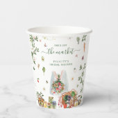 Marktabschottung | Brautparty für den Bauernmarkt Pappbecher (Rückseite)