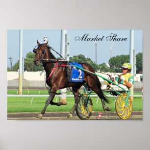 Marktanteil-Plakat Poster