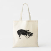 Marktbahnknoten Tragetasche (Rückseite)