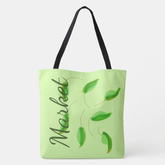 Marktbeutel für grüne Produkte Tasche (Rückseite)
