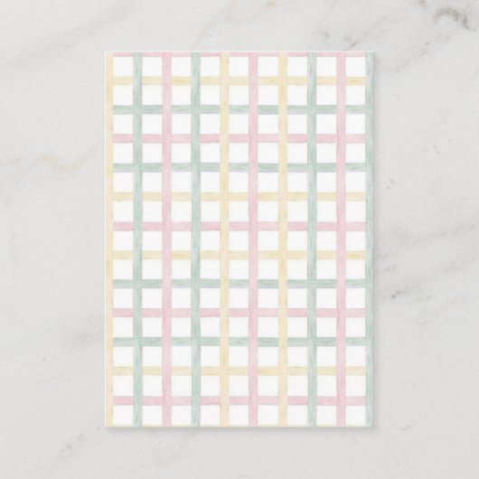 Marktbuchkarte für geschlechtsneutrale Bauern Begleitkarte (Rückseite)