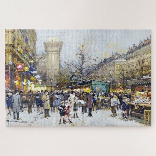 Märkte in Porte Saint-Denis, Paris Puzzle (Horizontal)
