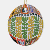 Märkte, New Orleans Abstrakt Keramikornament (Links)