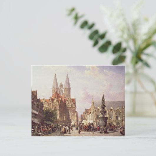 Marktforschung in Braunschweig Postkarte (Stehend Vorderseite)