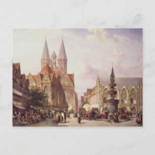 Marktforschung in Braunschweig Postkarte