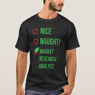 Marktforschungsanalyst Funny Pajama Weihnachten T-Shirt