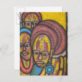 Marktfrau Postkarte (Vorne/Hinten)