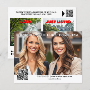 Marktführendes reales Anwesen, das bearbeitbares F Postkarte