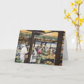 Marktgrüßkarte für Bauer von Miskolc Karte (Gelbe Blume)