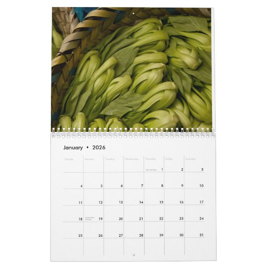 Marktkalender für asiatische Landwirte Kalender (Jan 2026)