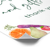 Marktkarten und Geschenkzeichen für Bauern in der  Poster (Ecke)