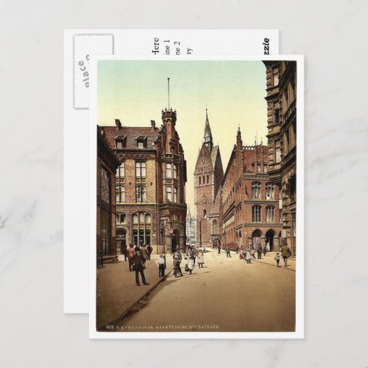 Marktkirche, Hannover, Hannover, Deutschland Magni Postkarte (Vorne/Hinten)