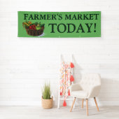 Marktkundengerechtes Gemüsefahnenzeichen des Banner (Insitu)