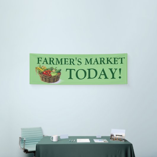 Marktkundengerechtes Gemüsefahnenzeichen des Banner (Messeveranstaltung)