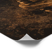 Marktliquiditäts-Stundenglas-Day-Trading-Surreal Poster (Ecke)