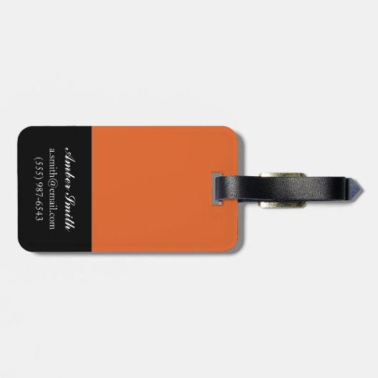 Marktmotive III Gepäckanhänger (Rückseite horizontal)