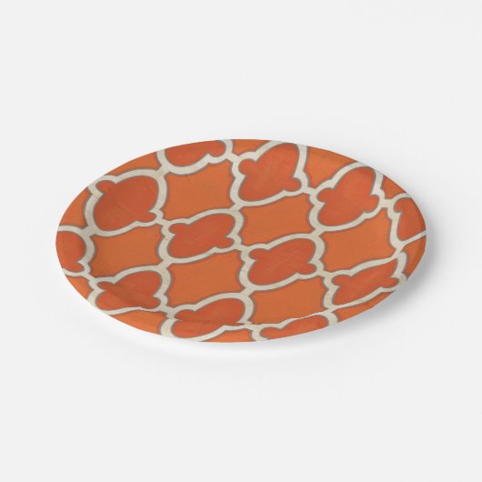 Marktmotive III Pappteller (Schrägansicht)