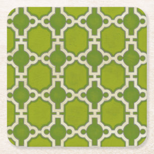 Marktmotive IV Rechteckiger Pappuntersetzer