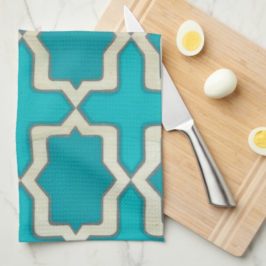 Marktmotive V Küchentuch (Viertel Falte)