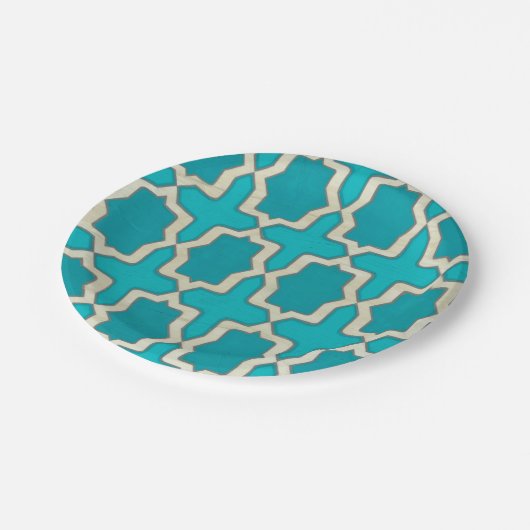 Marktmotive V Pappteller (Schrägansicht)