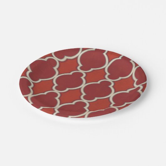 Marktmotive VII Pappteller (Schrägansicht)