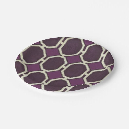 Marktmotive VIII Pappteller (Schrägansicht)