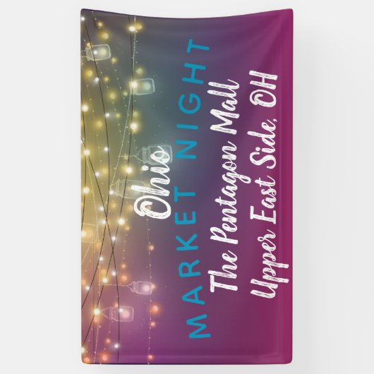 Marktnacht, Handwerksbanner, Veranstaltungsbanner Banner (Vertikal)