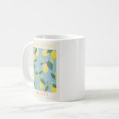 Marktplakat für Amalfi-Blume Kaffeetasse (Vorderseite Links)