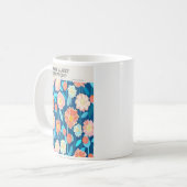 Marktplakat für Rio de Janeiro Blume Kaffeetasse (Vorderseite Links)