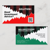 Marktplan inspiriert Kauf und Verkauf  Visitenkarte (Vorne/Hinten)