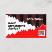 Marktplan inspiriert Kauf und Verkauf  Visitenkarte (Vorderseite)