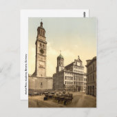 Marktplatz, Augsburg, Bayern, Deutschland Postkarte (Vorne/Hinten)