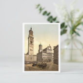 Marktplatz, Augsburg, Bayern, Deutschland Postkarte (Stehend Vorderseite)