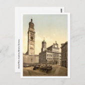Marktplatz, Augsburg, Bayern, Deutschland Postkarte (Vorne/Hinten)