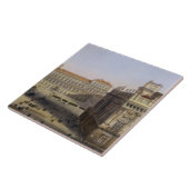 Marktplatz Castello, Turin, graviert von F. Fliese (Seite)