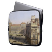 Marktplatz Castello, Turin, graviert von F. Laptopschutzhülle (Vorderseite Links)