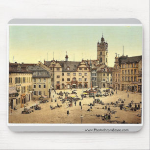 Marktplatz, Darmstadt, der Rhein, Deutschland Mousepad