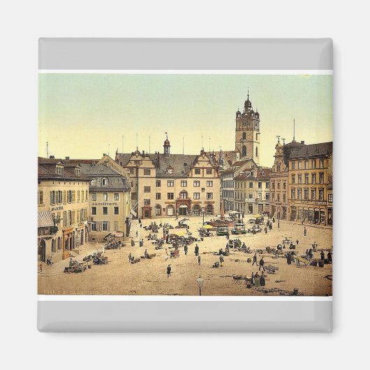 Marktplatz, Darmstadt, Rhein, Deutschland, Magnif Magnet (Vorne)