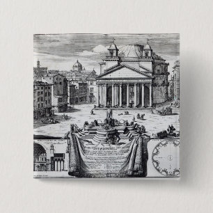 Marktplatz della Rotonda mit Blick auf Pantheon Button