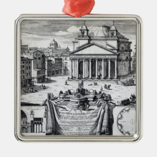 Marktplatz della Rotonda mit Blick auf Pantheon Ornament Aus Metall
